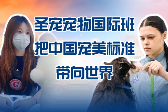 北京遇上俄罗斯，两位女孩的宠美梦想在圣宠宠物实现